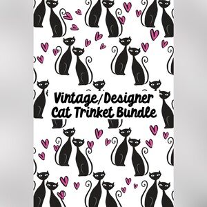 Vintage/Designer Cat Trinket Bundle